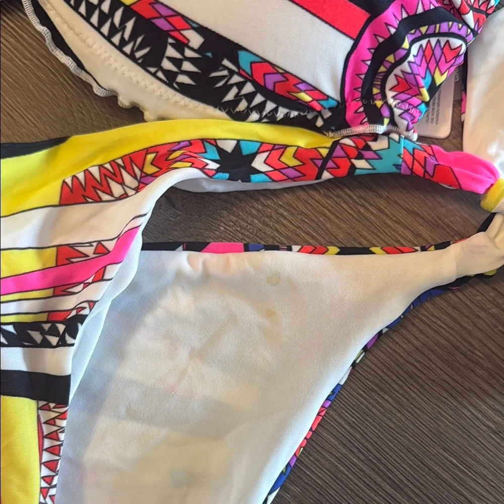 Tezenis Colorful Patterned Bikini Set NWT - Picture 3 of 9